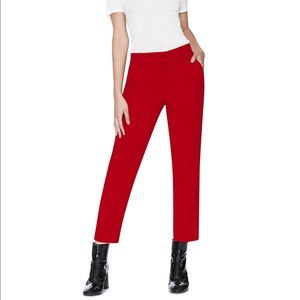 Alice + Olivia Red Trouser